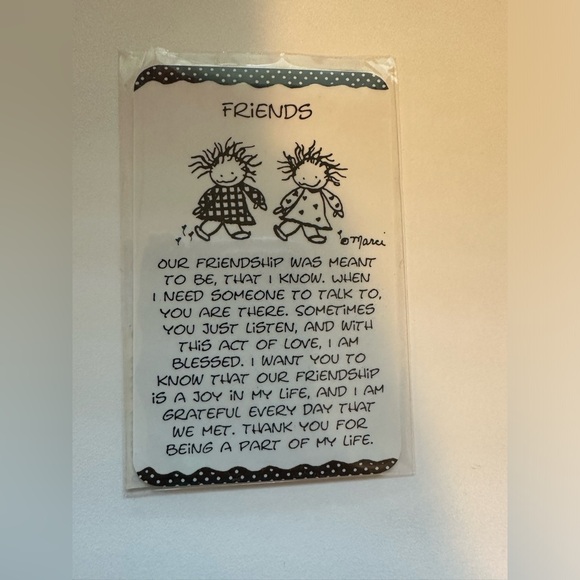 Enesco Friendship Trinket and Card - Picture 5 of 6